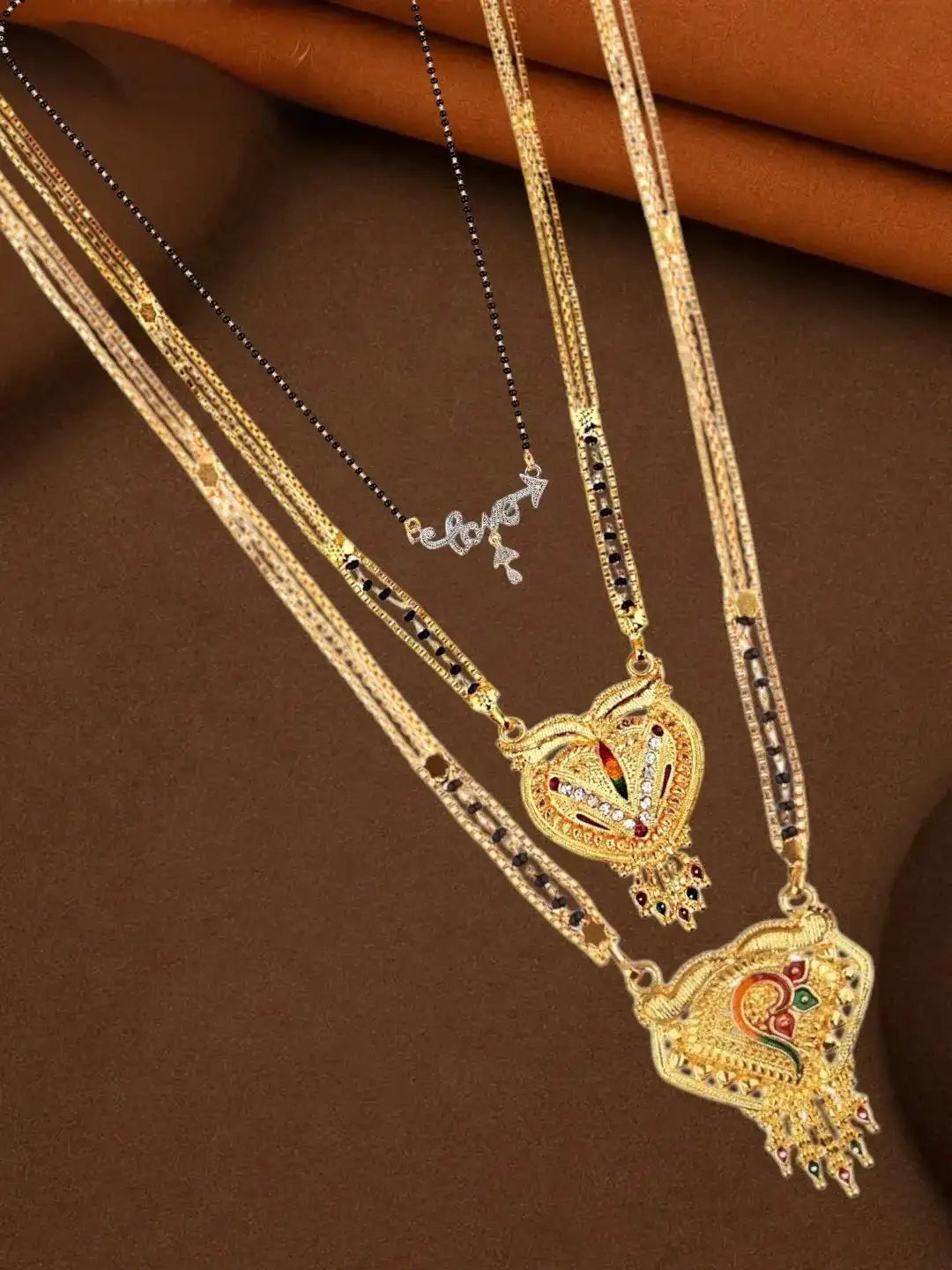 Set Of 3 Exquisite Mangalsutra For Women