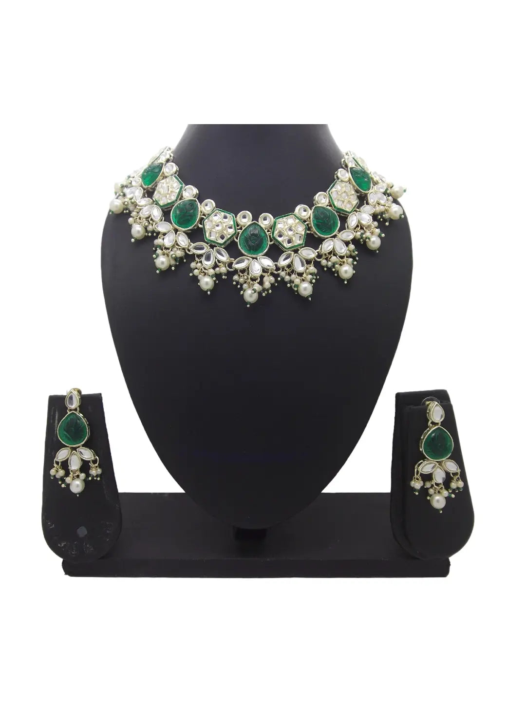 Green Stone Jewellery Set