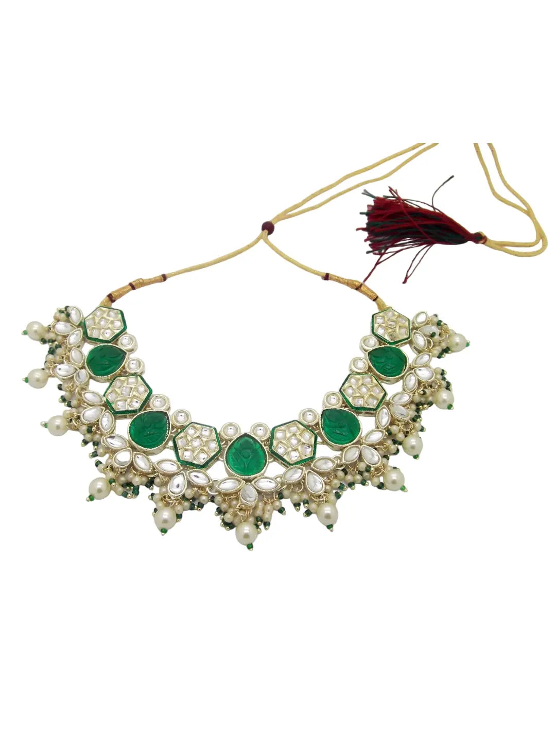 Green Stone Jewellery Set