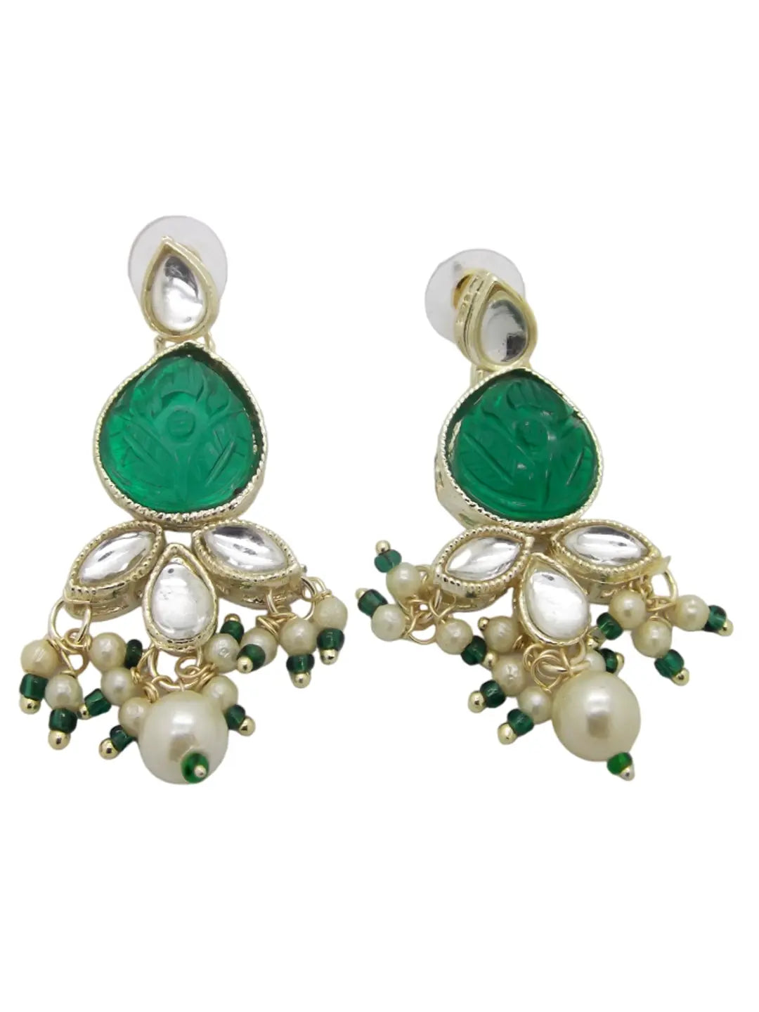 Green Stone Jewellery Set