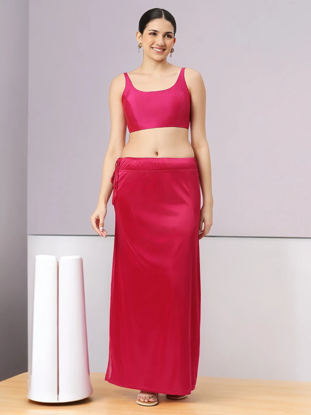 Rani Pink Satin Petticoat