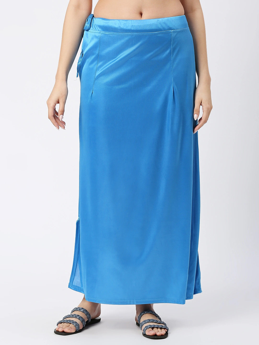 Bondi Blue Satin Petticoat