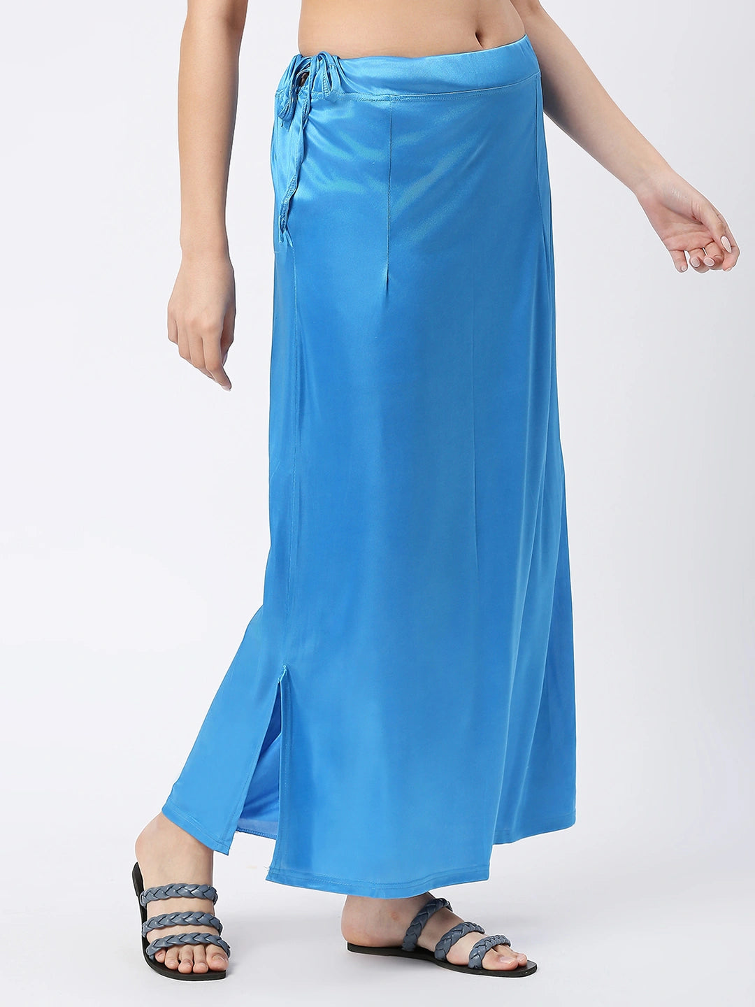 Bondi Blue Satin Petticoat