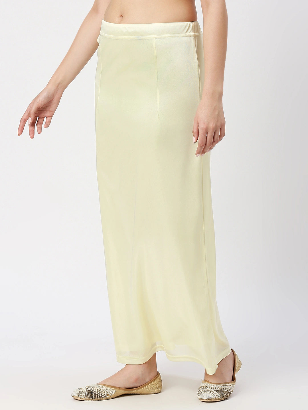 Pale Yellow Satin Petticoat