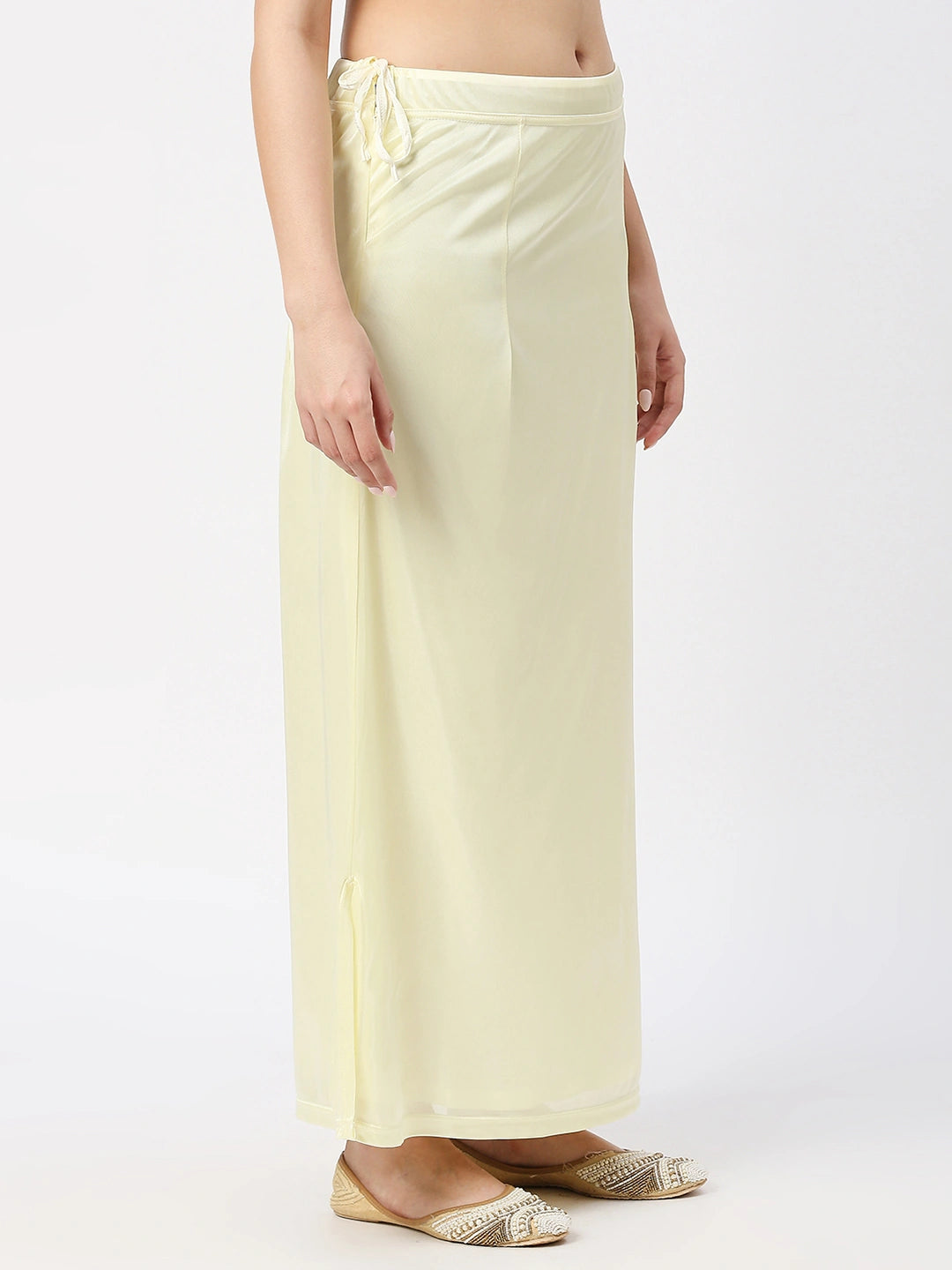 Pale Yellow Satin Petticoat