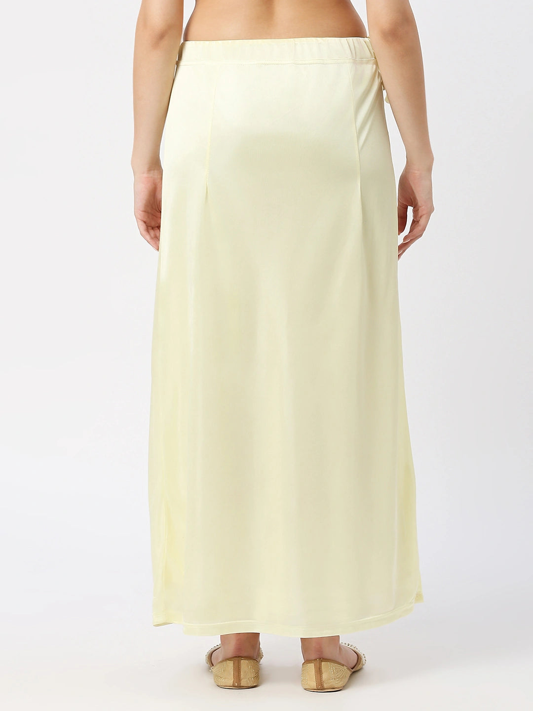 Pale Yellow Satin Petticoat