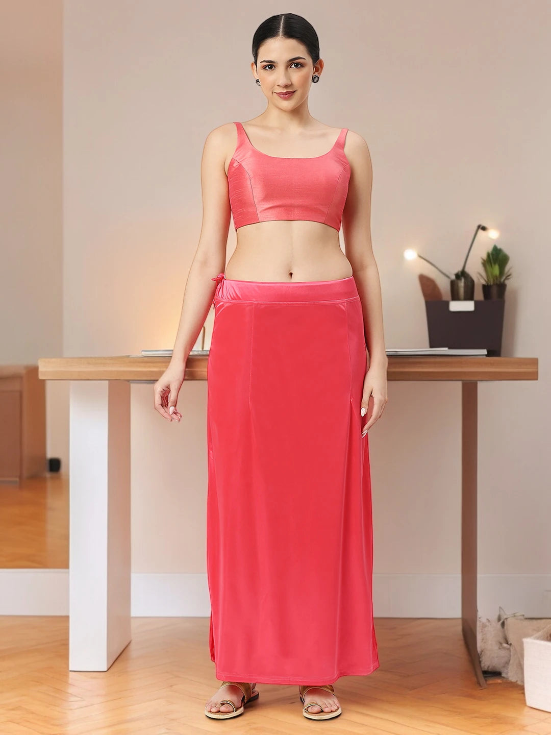 Hot Pink Satin Petticoat