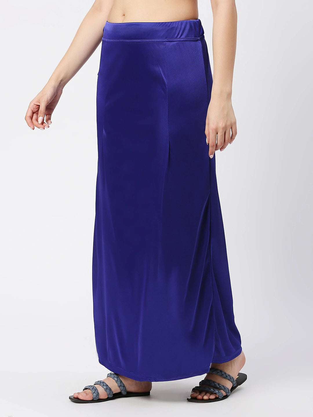 Royal Blue Satin Petticoat