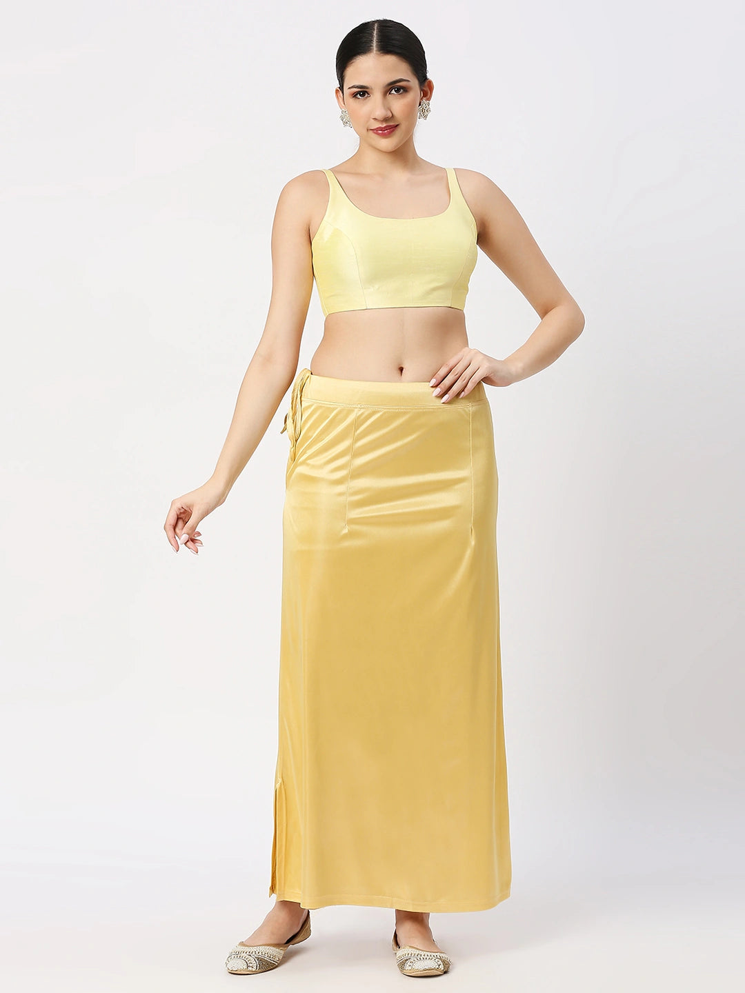 Pale Gold Satin Petticoat