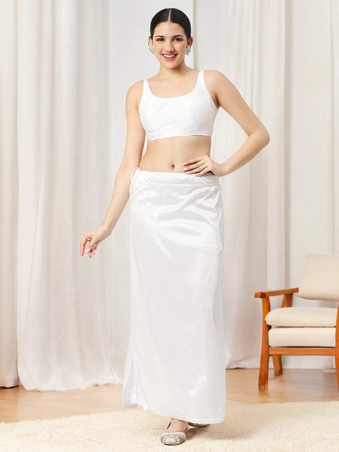 White Satin Petticoat