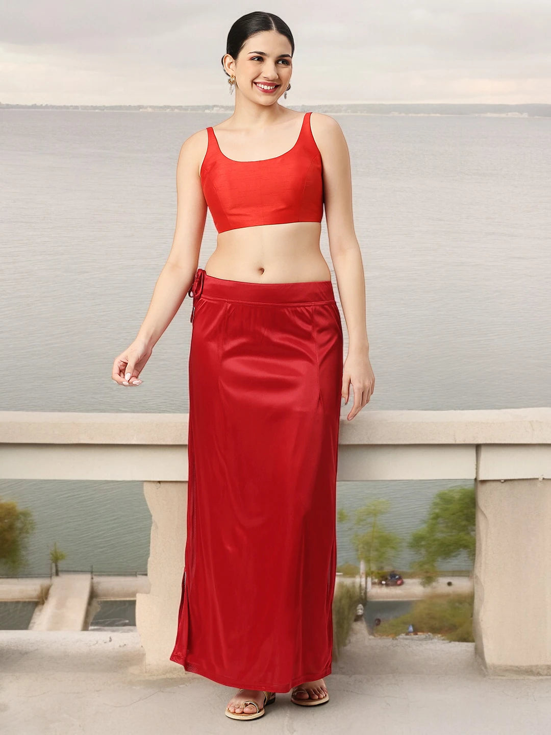 Mulberry Pink Satin Petticoat