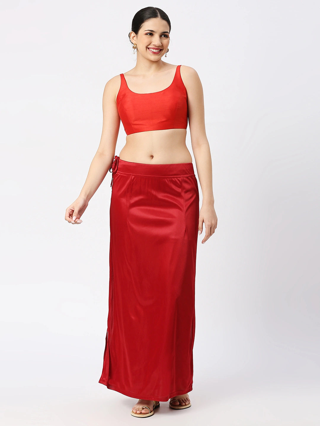 Mulberry Pink Satin Petticoat