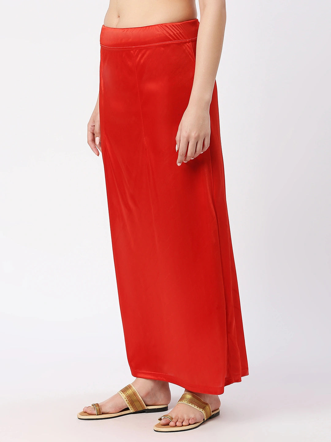 Cherry Red Satin Petticoat