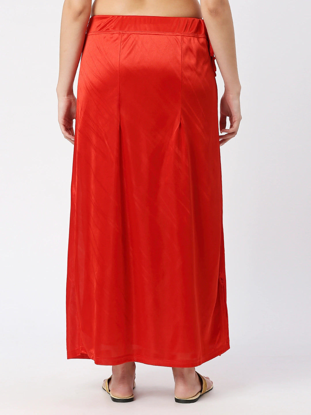 Cherry Red Satin Petticoat