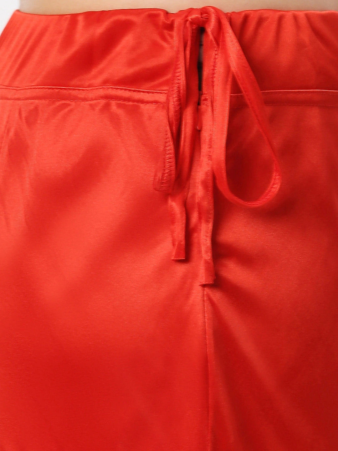 Cherry Red Satin Petticoat