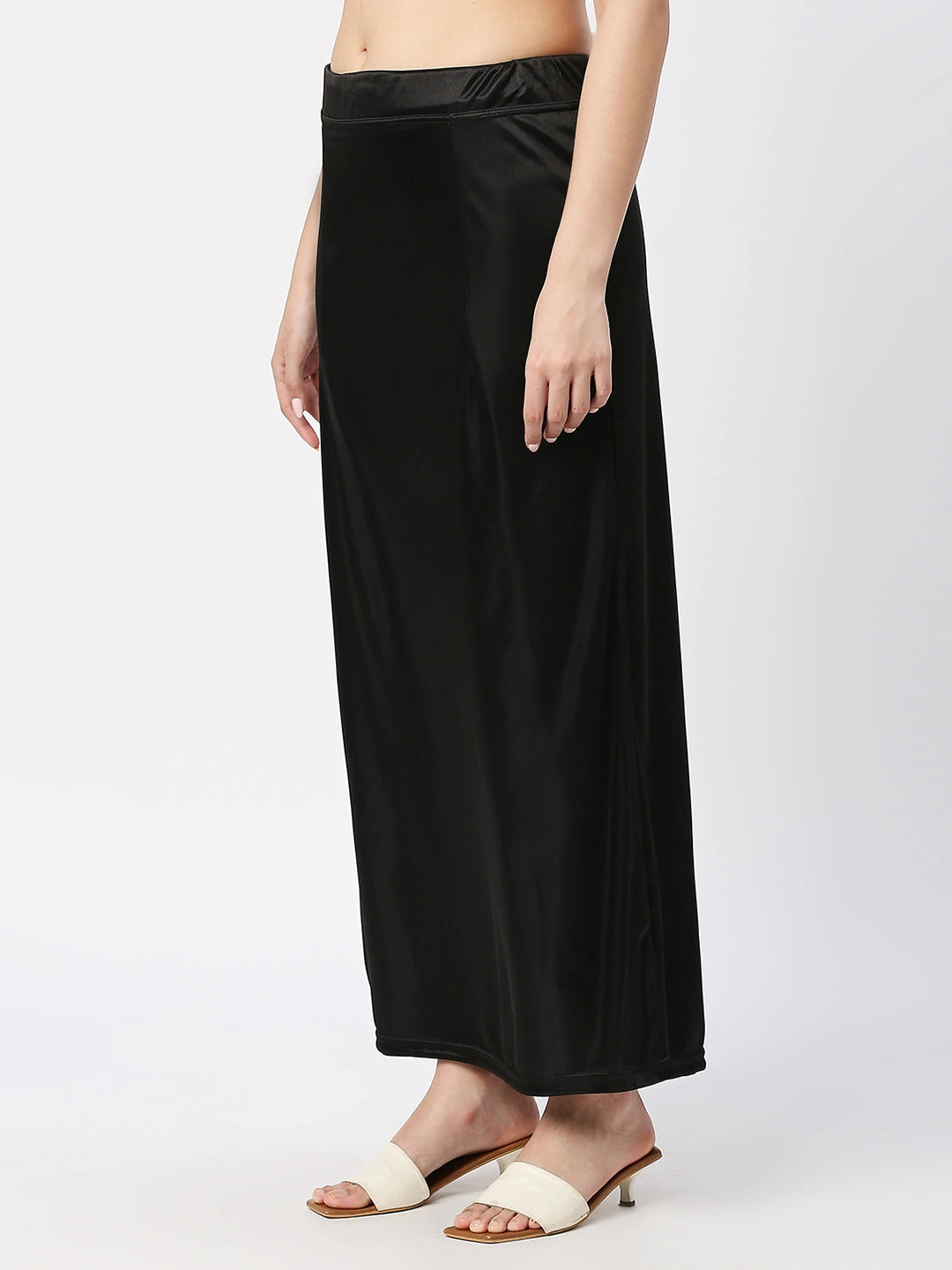 Black Satin Petticoat