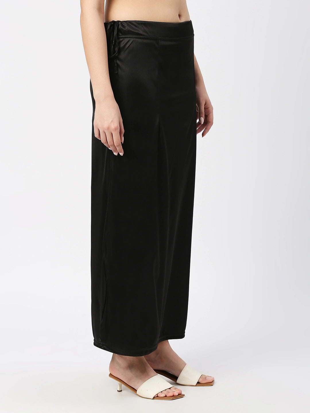 Black Satin Petticoat