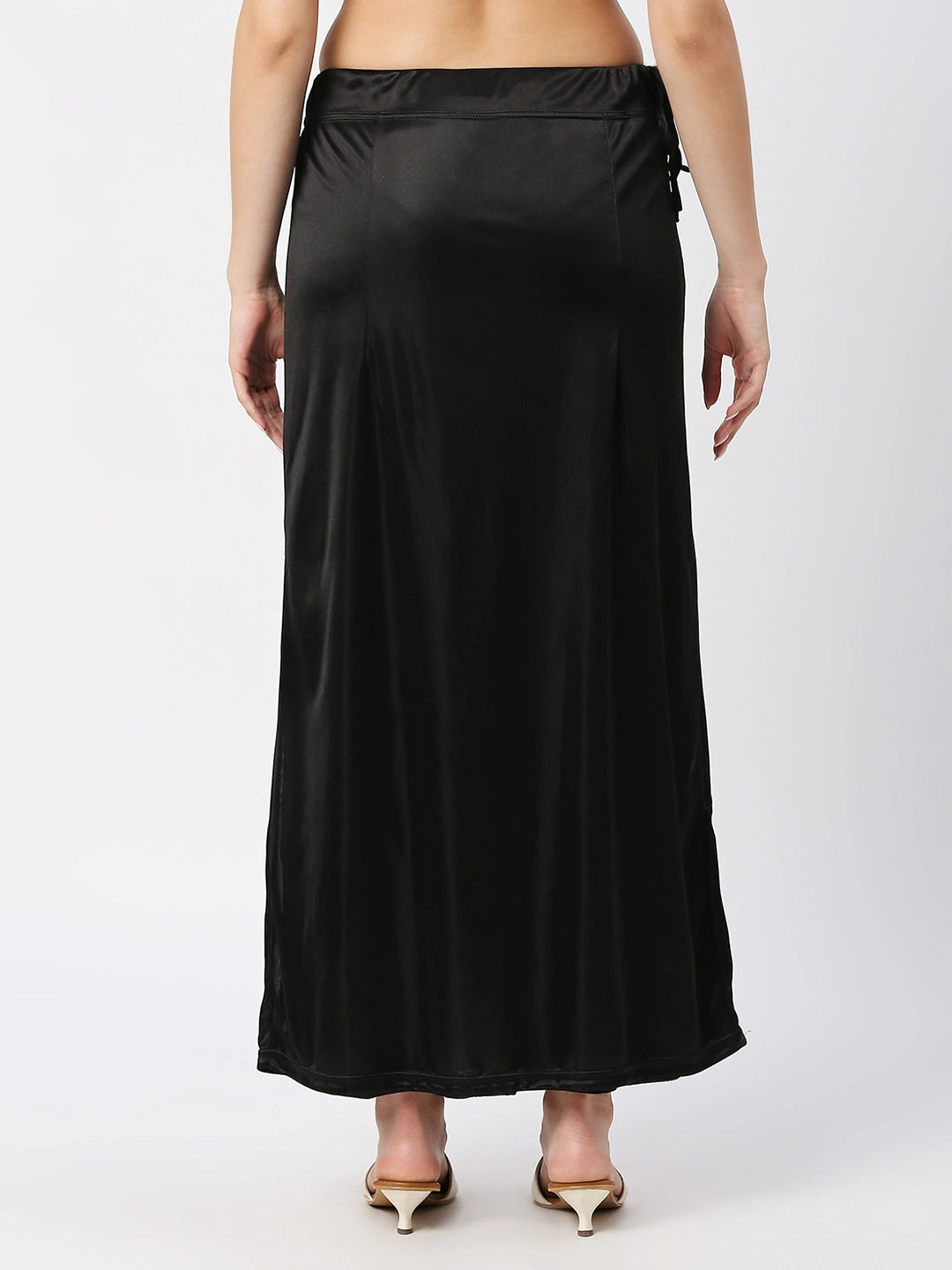 Black Satin Petticoat