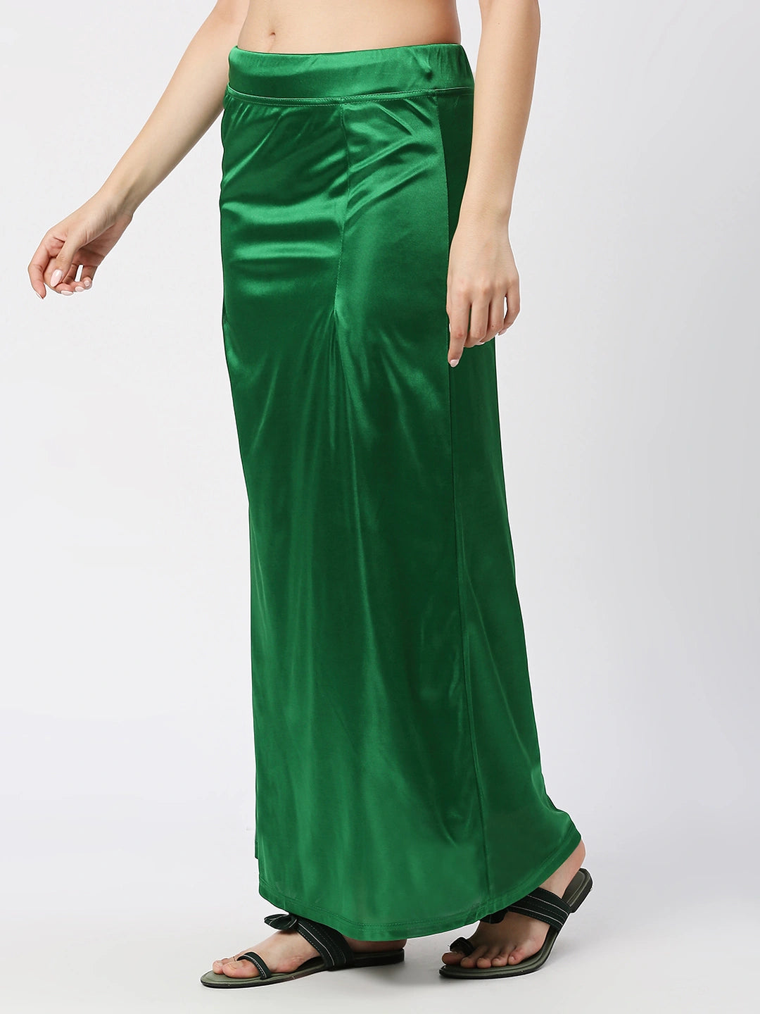 Deep Green Satin Petticoat