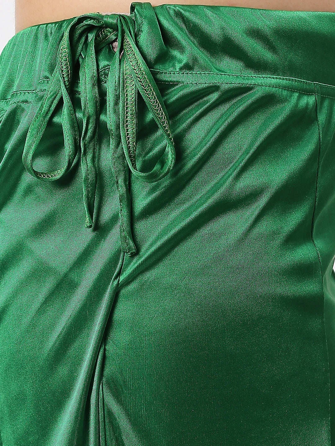 Deep Green Satin Petticoat