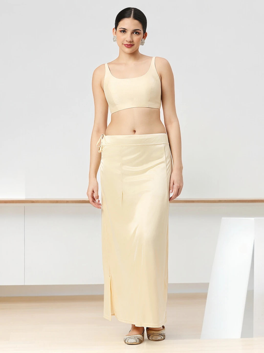 Light Cream Satin Petticoat