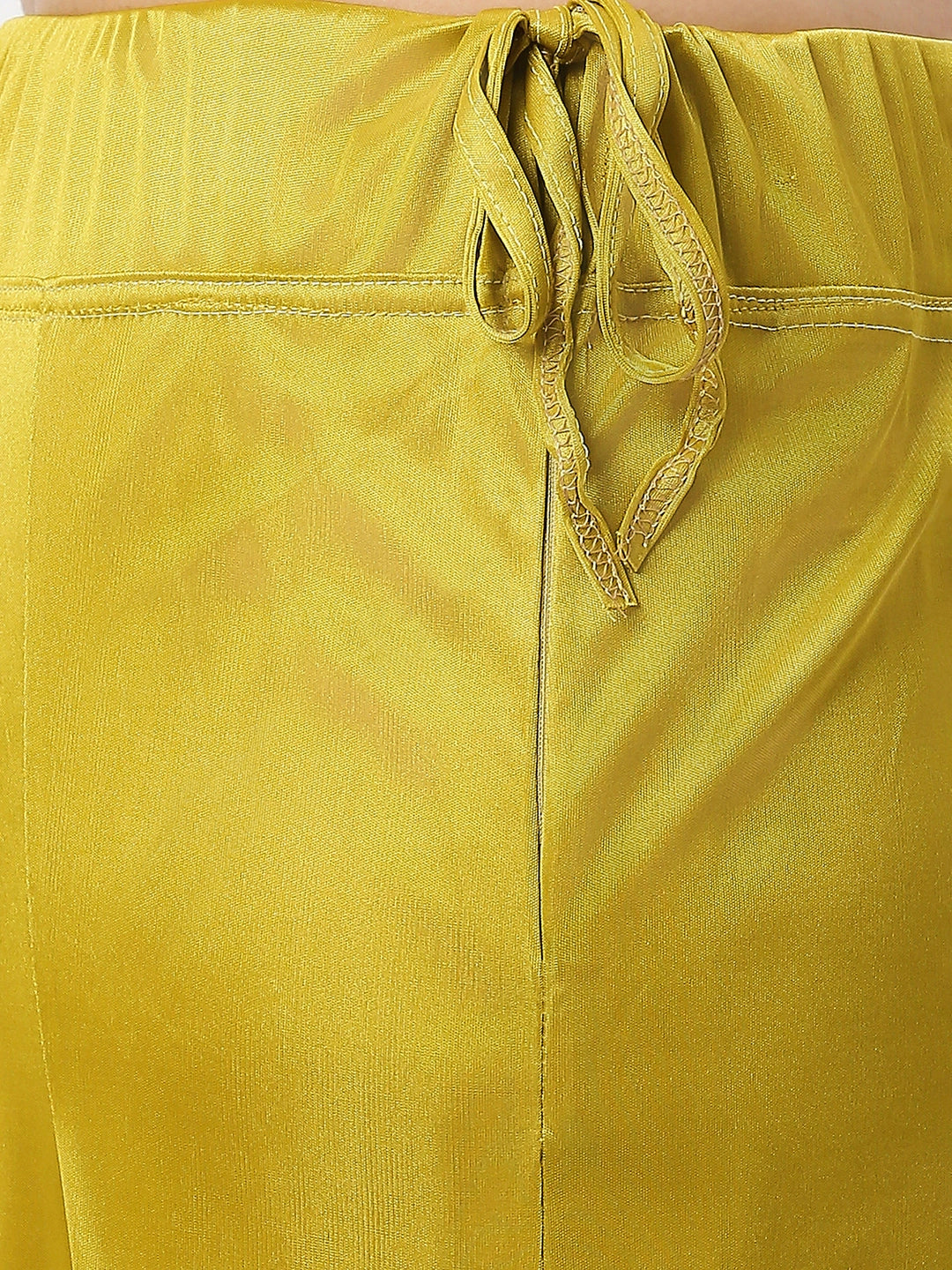 Mehndi Green Satin Petticoat