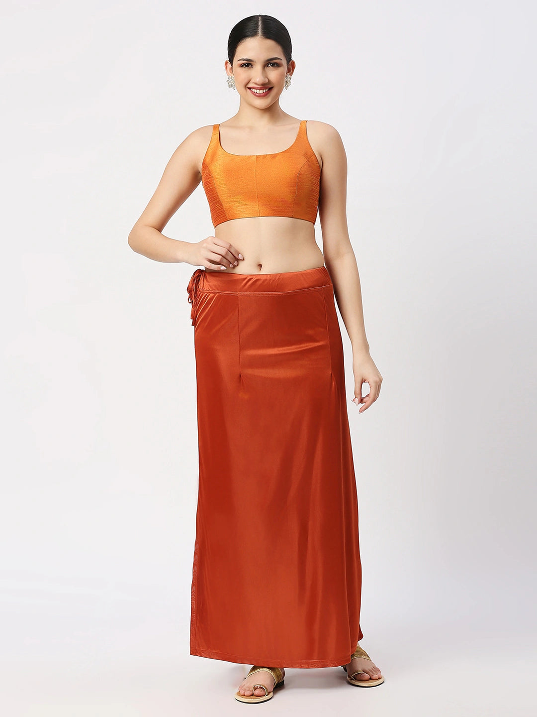Rust Satin Petticoat