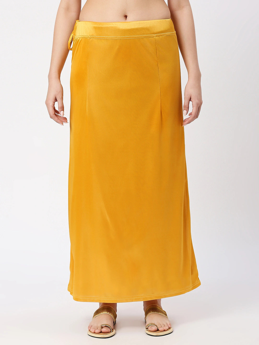 Golden Yellow Satin Petticoat