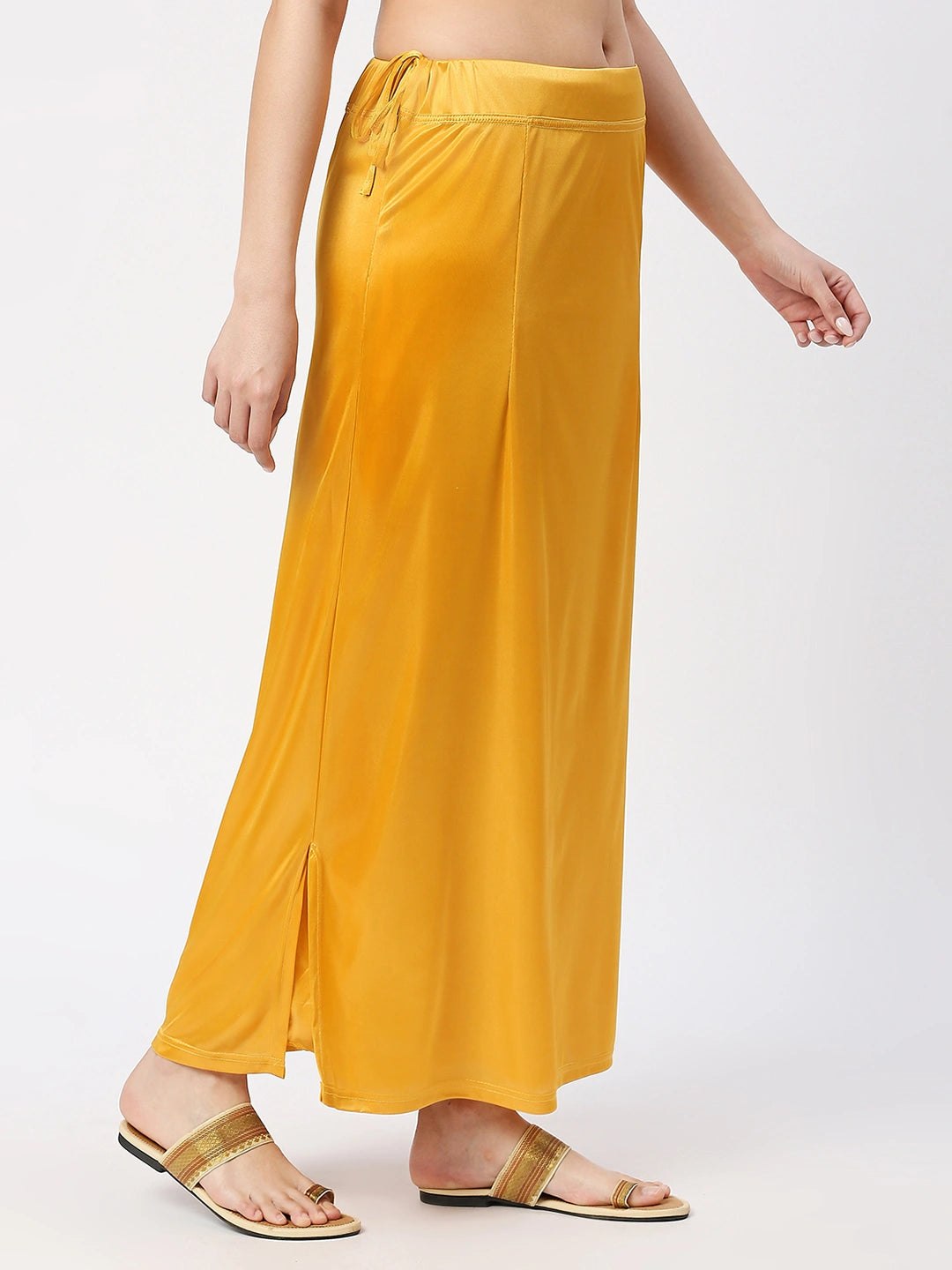 Golden Yellow Satin Petticoat