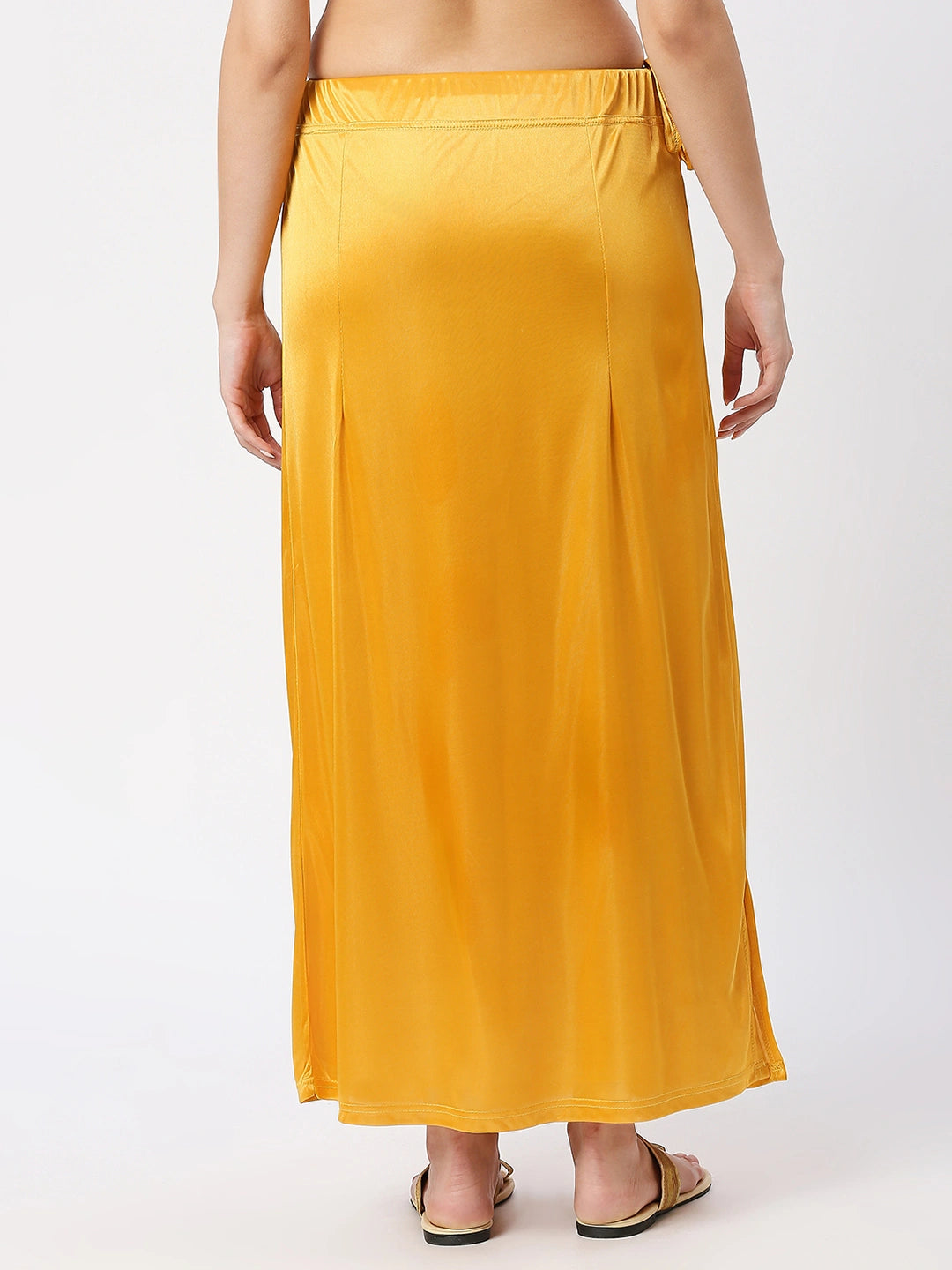Golden Yellow Satin Petticoat