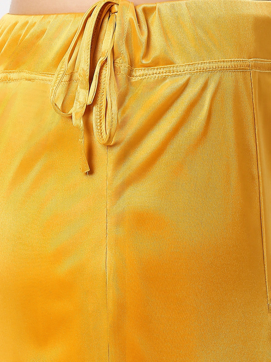 Golden Yellow Satin Petticoat