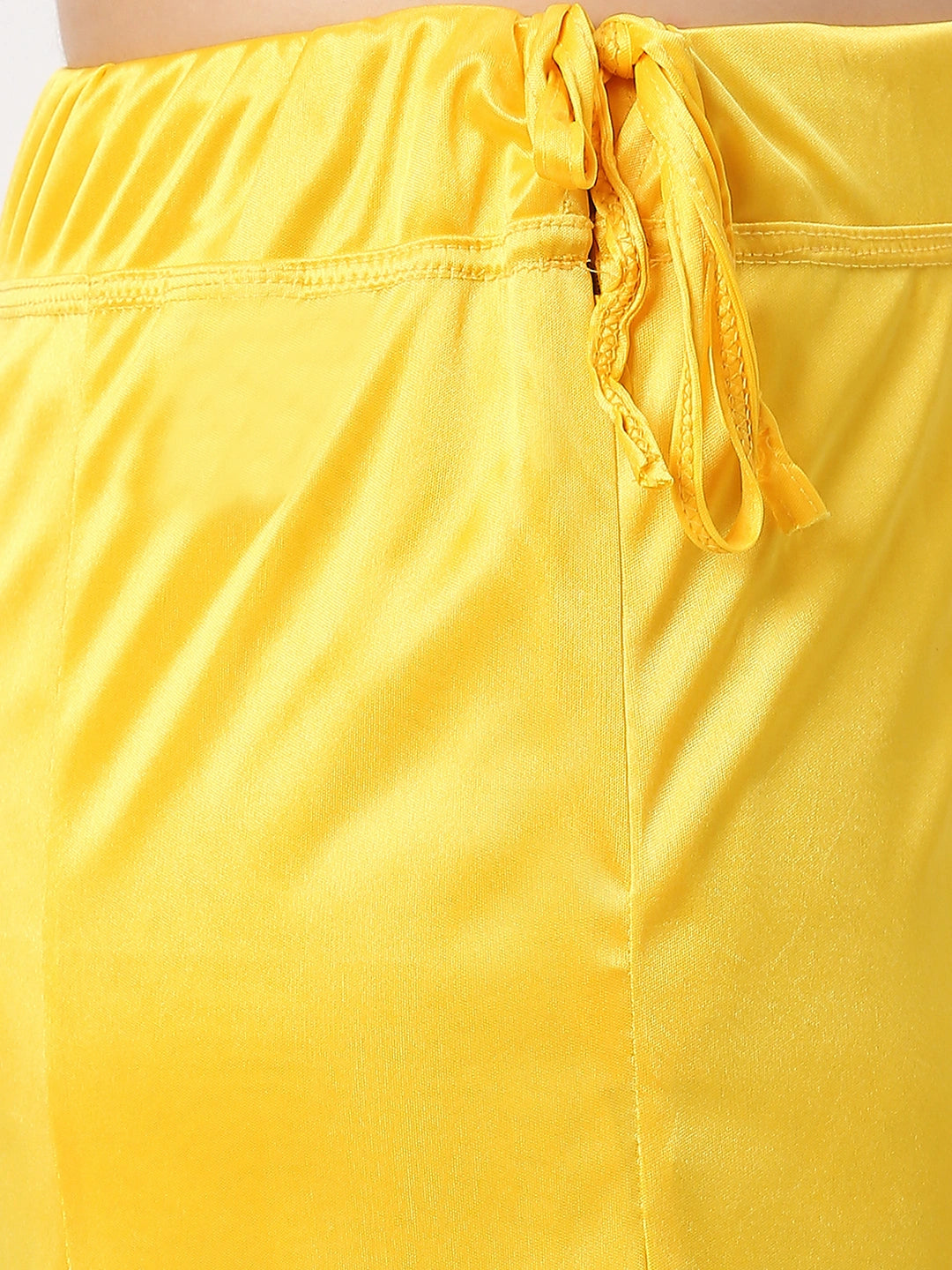 Pineapple Yellow Satin Petticoat