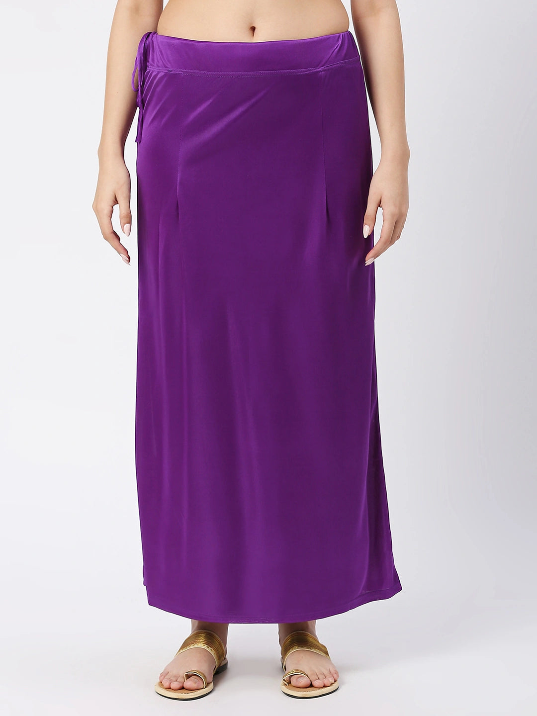 Indigo Purple Satin Petticoat