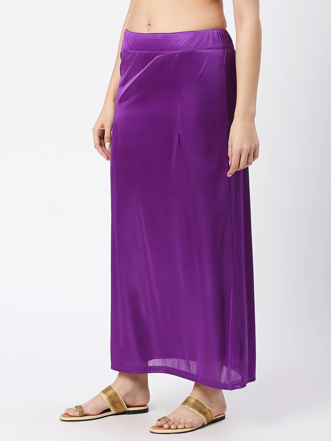 Indigo Purple Satin Petticoat