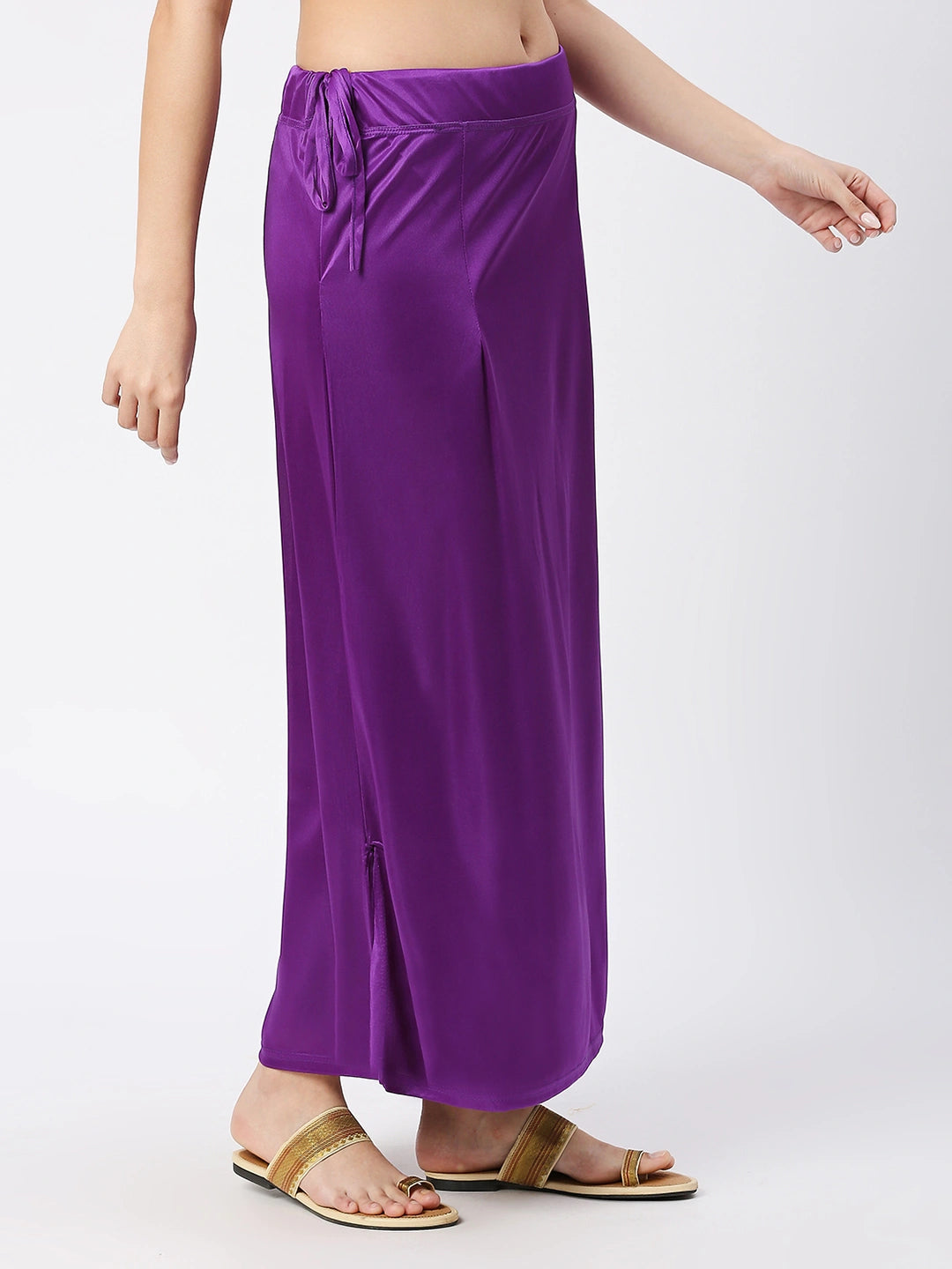 Indigo Purple Satin Petticoat