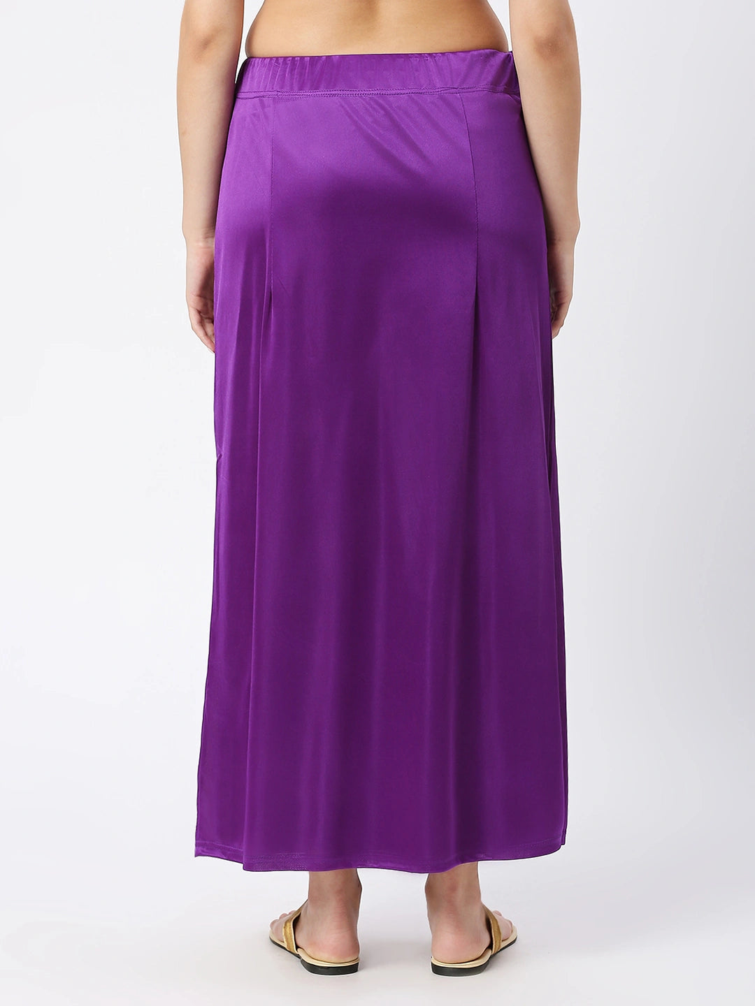 Indigo Purple Satin Petticoat