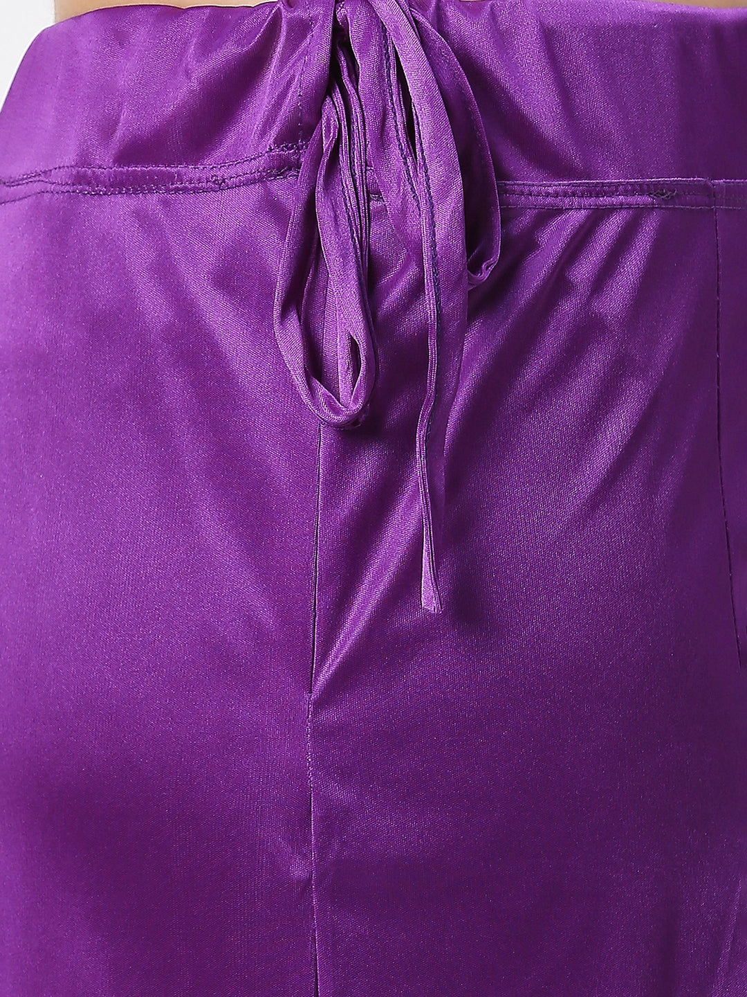 Indigo Purple Satin Petticoat