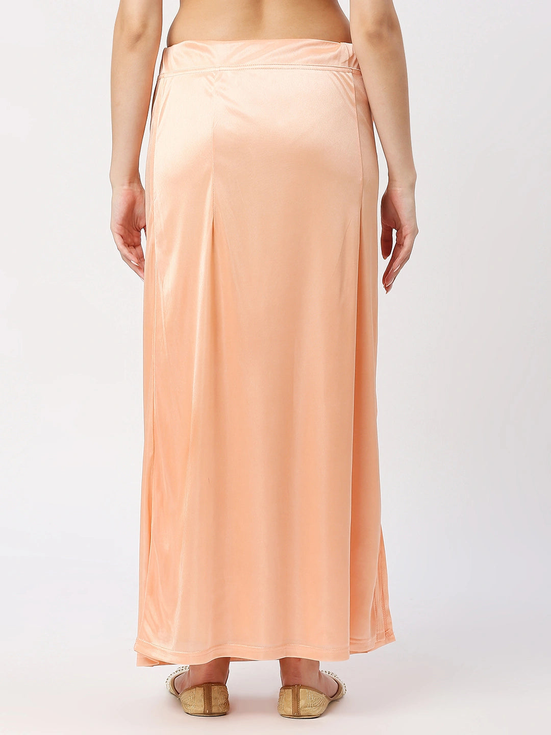 Peach Puff Satin Petticoat