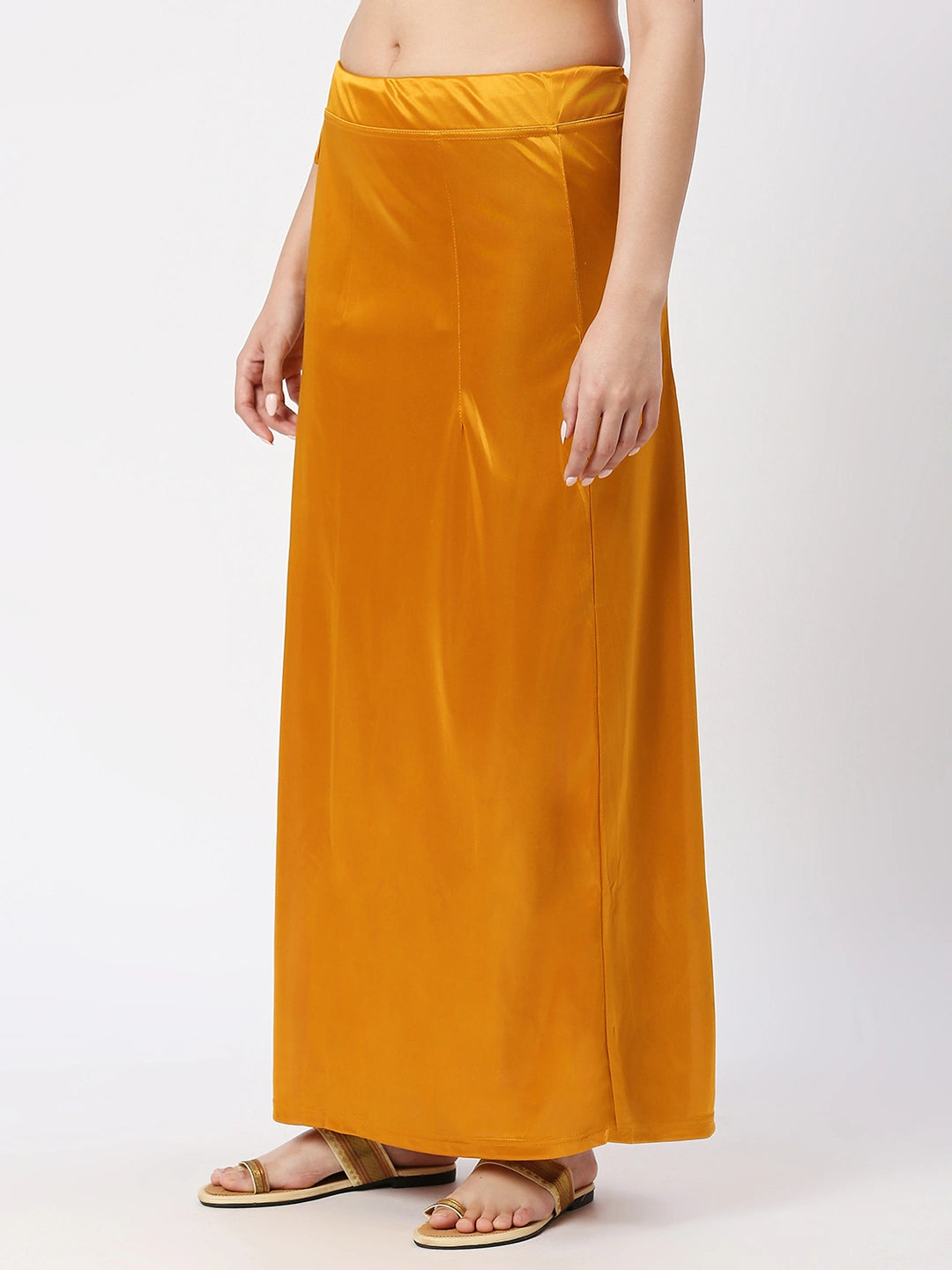 Chrome Yellow Satin Petticoat