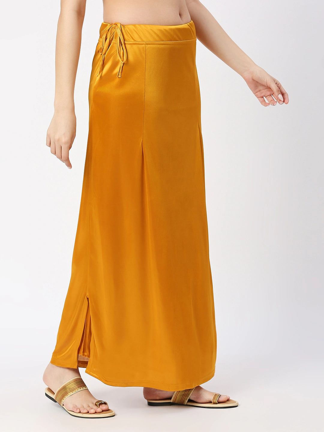 Chrome Yellow Satin Petticoat