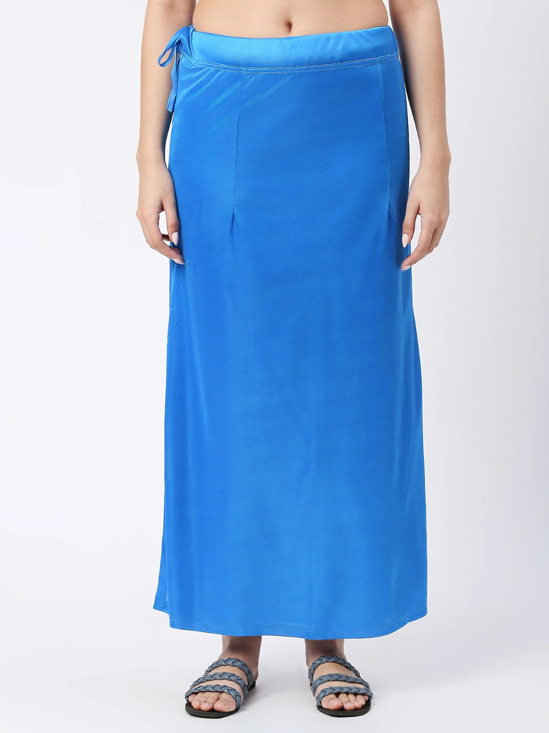 Azure Blue Satin Petticoat