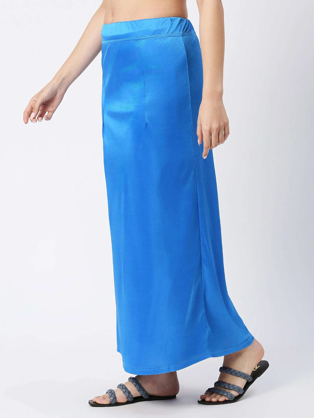 Azure Blue Satin Petticoat