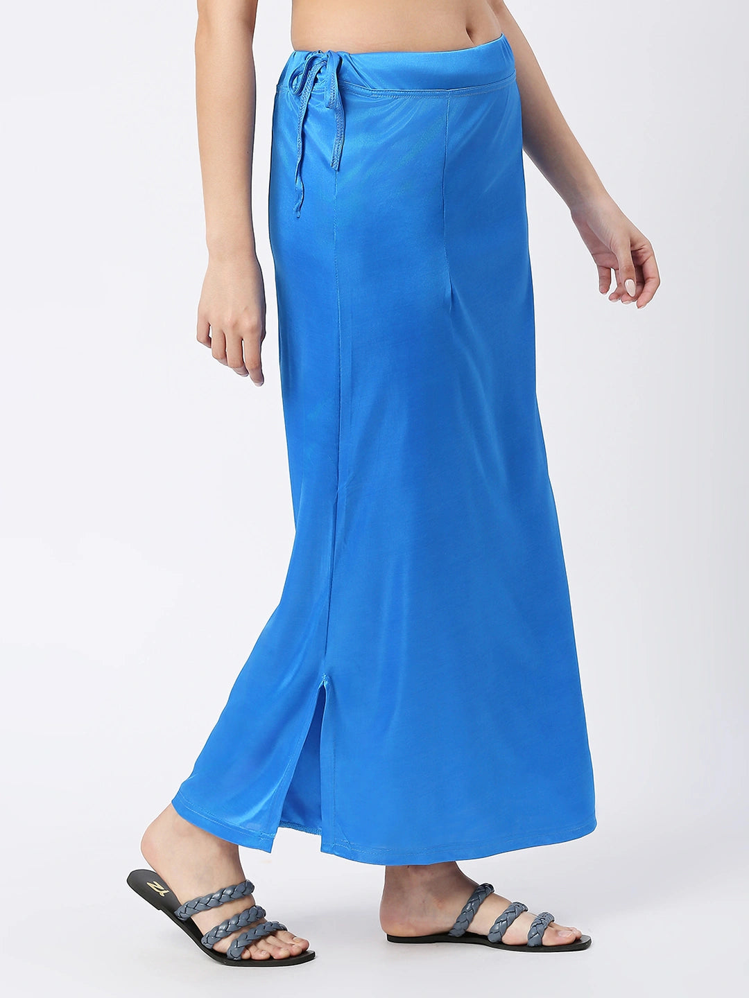 Azure Blue Satin Petticoat