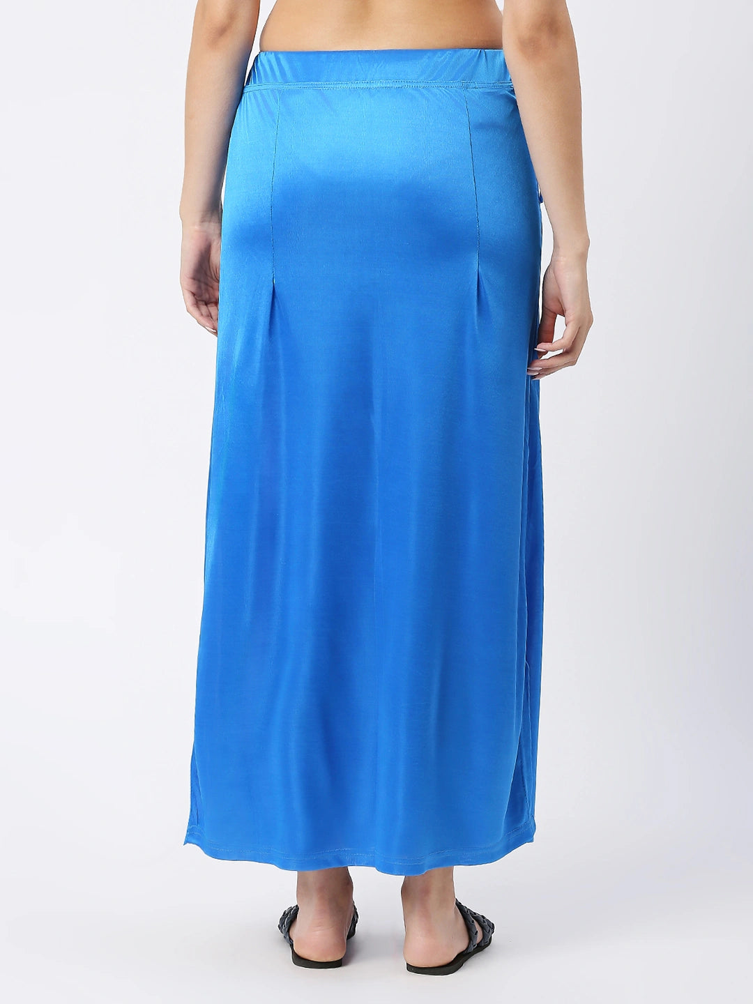 Azure Blue Satin Petticoat