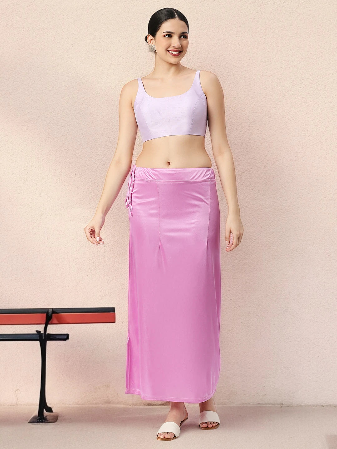 Light Purple Satin Petticoat