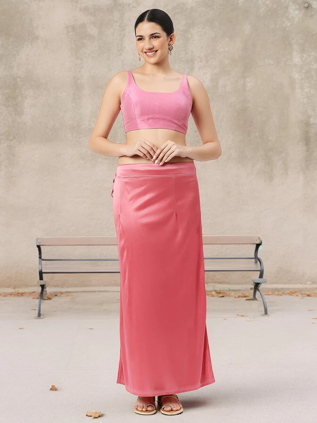 Baby Pink Satin Petticoat