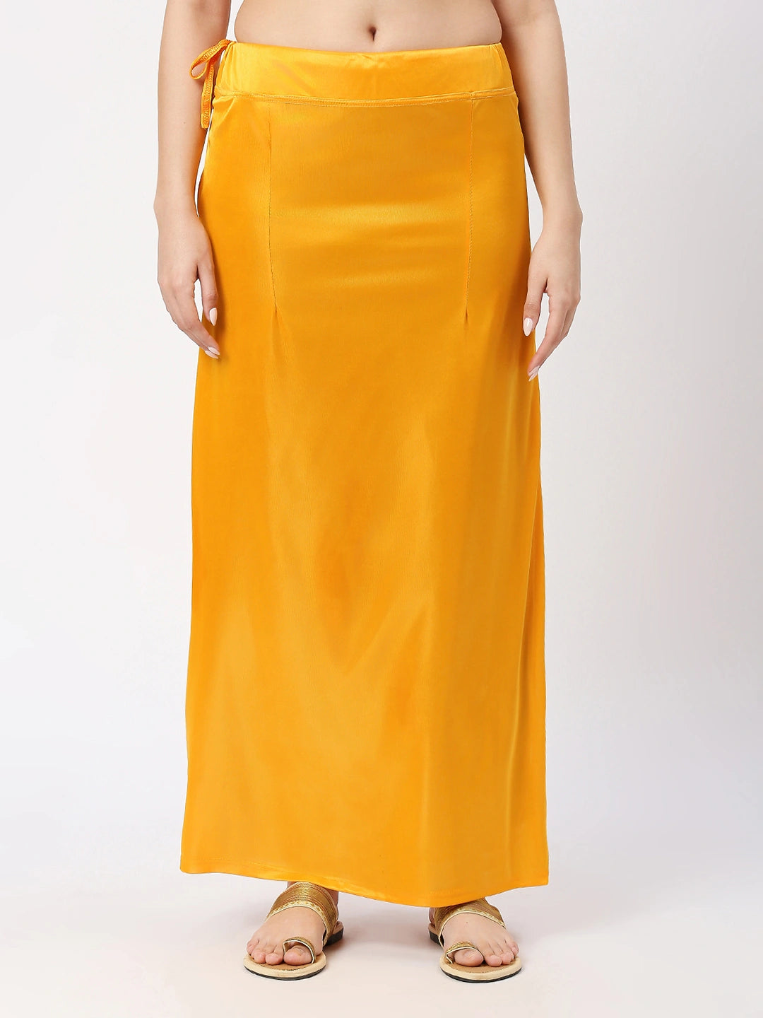 Bright Yellow Satin Petticoat