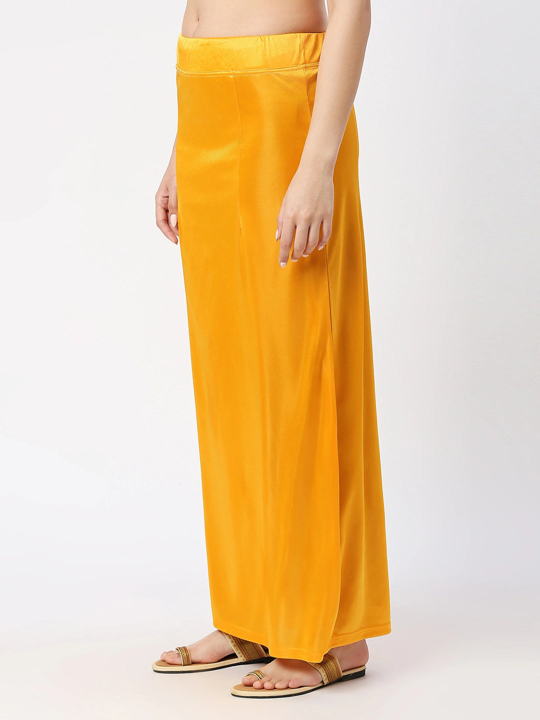 Bright Yellow Satin Petticoat
