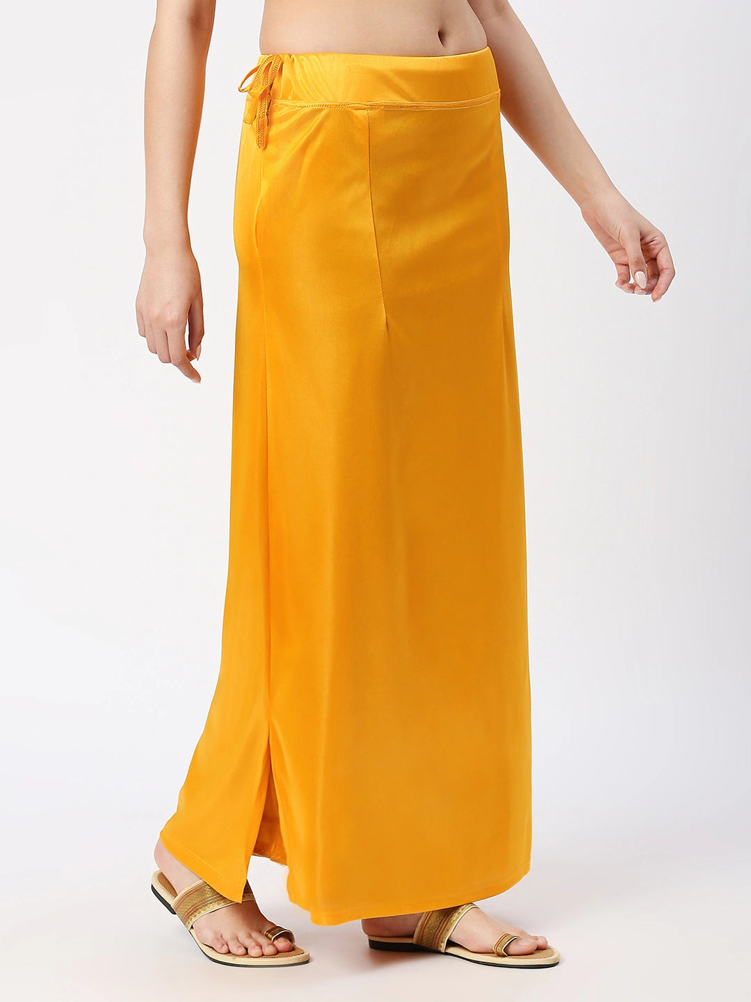 Bright Yellow Satin Petticoat
