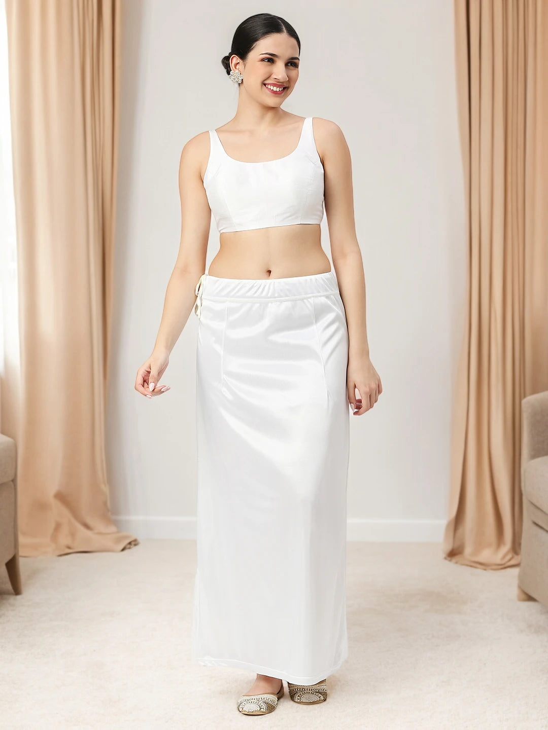 White Satin Petticoat